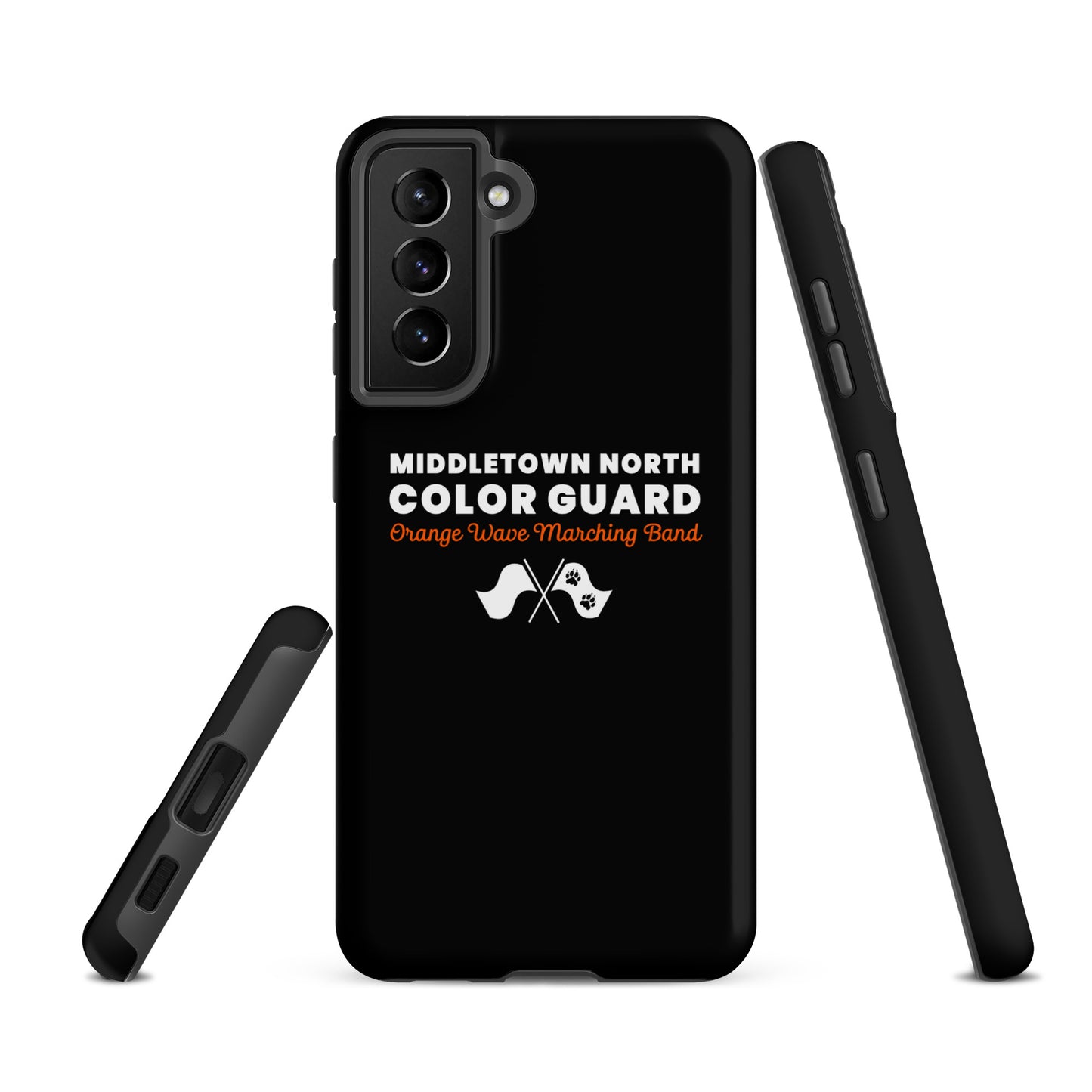 Tough Case for Samsung® | Orange Wave Marching Band | Modern Script Logo