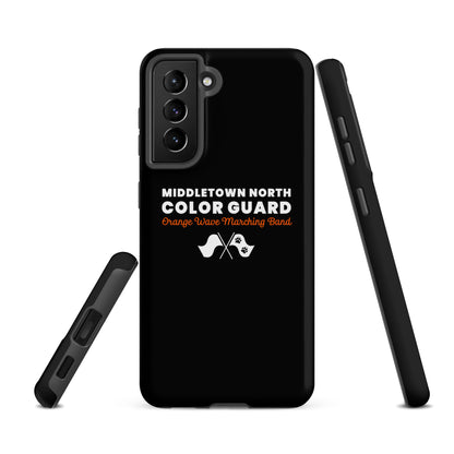 Tough Case for Samsung® | Orange Wave Marching Band | Modern Script Logo