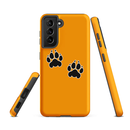 Tough Case for Samsung® | Orange Wave Marching Band | Paw Mark Logo