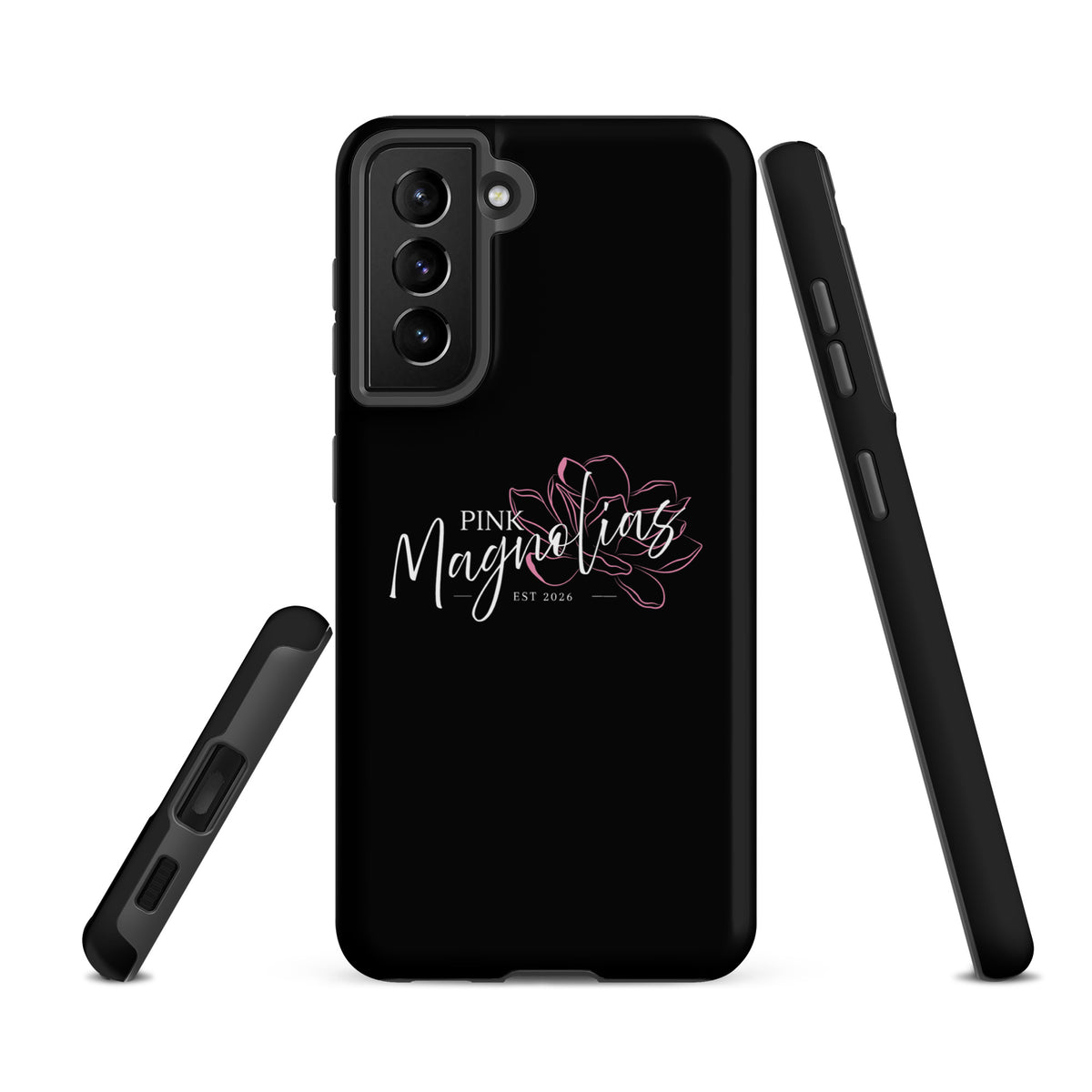Tough Case for Samsung® | Pink Magnolias Dance | Modern Script Logo