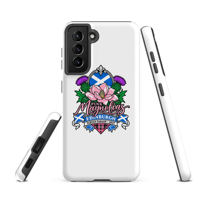 Tough Case for Samsung® | Pink Magnolias Dance | Valor Logo