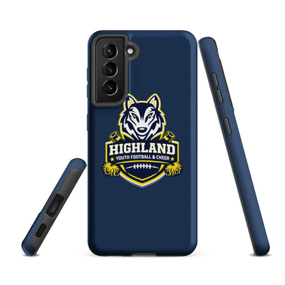 Tough Case for Samsung® | Highland youth football and cheer | Emblem Logo