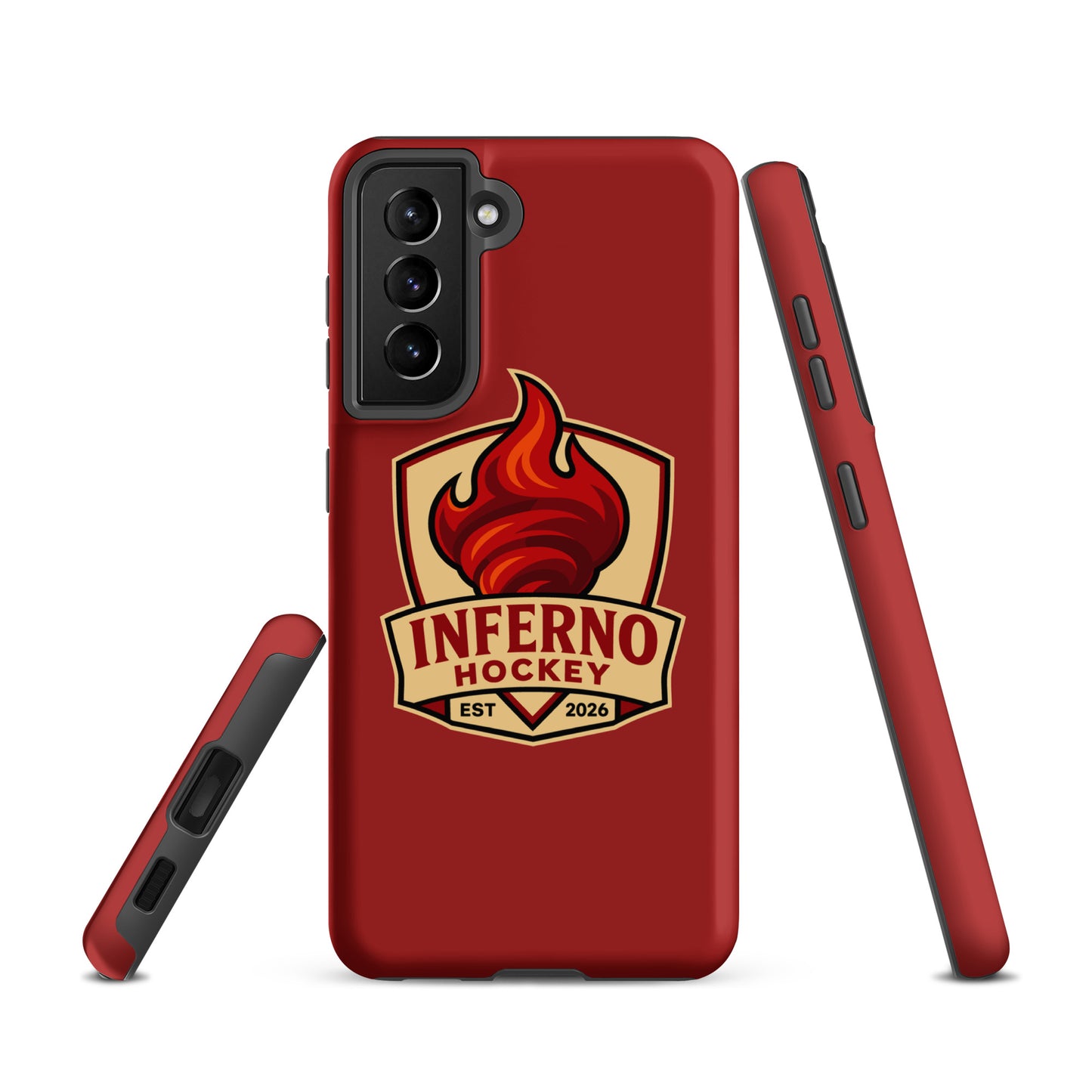 Tough Case for Samsung® | Inferno Hockey | Crest Logo