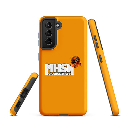 Tough Case for Samsung® | Orange Wave Marching Band | Crest Logo
