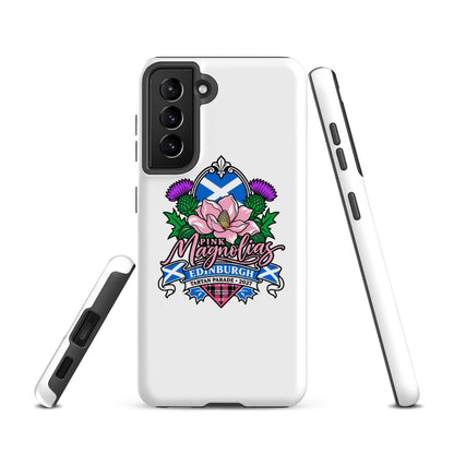 Tough Case for Samsung® | Pink Magnolias Dance | Valor Logo