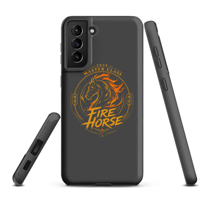 Tough Case for Samsung® | Fire Horse Masters | Crest Logo