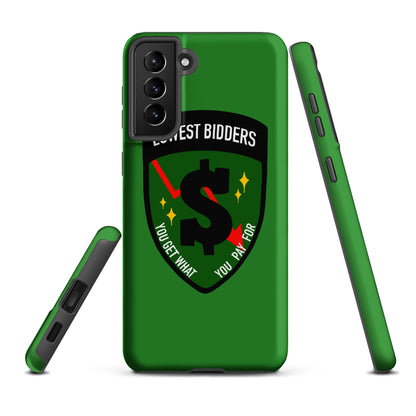 Tough Case for Samsung® | The Lowest Bidders | Emblem Logo