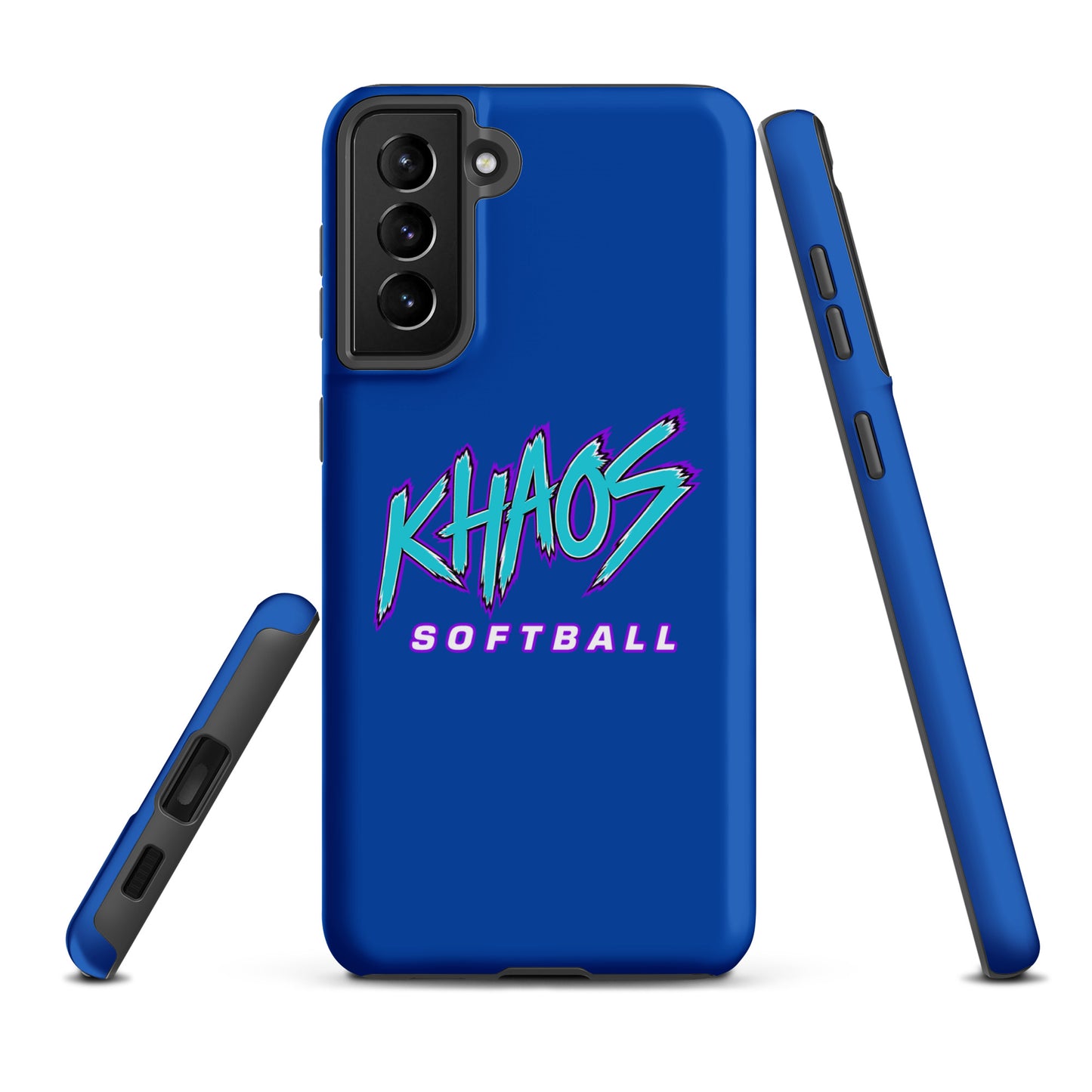 Tough Case for Samsung® | Khaos Softball | Atlhetics Logo