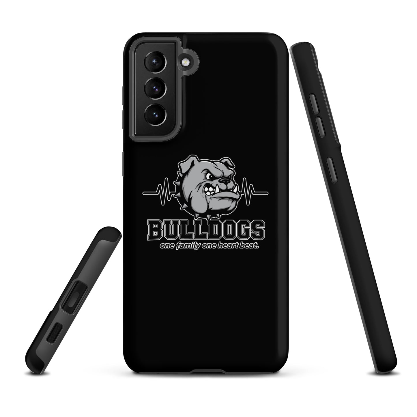 Tough Case for Samsung® | Celina Recreational Football Black | Bulldogs Crest Logo