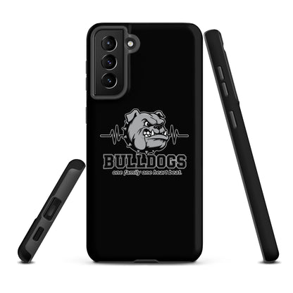 Tough Case for Samsung® | Celina Recreational Football Black | Bulldogs Crest Logo