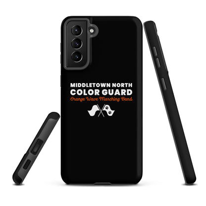 Tough Case for Samsung® | Orange Wave Marching Band | Modern Script Logo