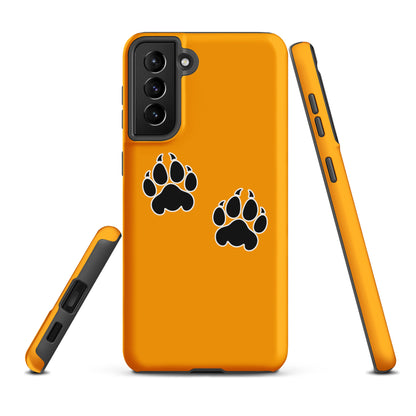 Tough Case for Samsung® | Orange Wave Marching Band | Paw Mark Logo