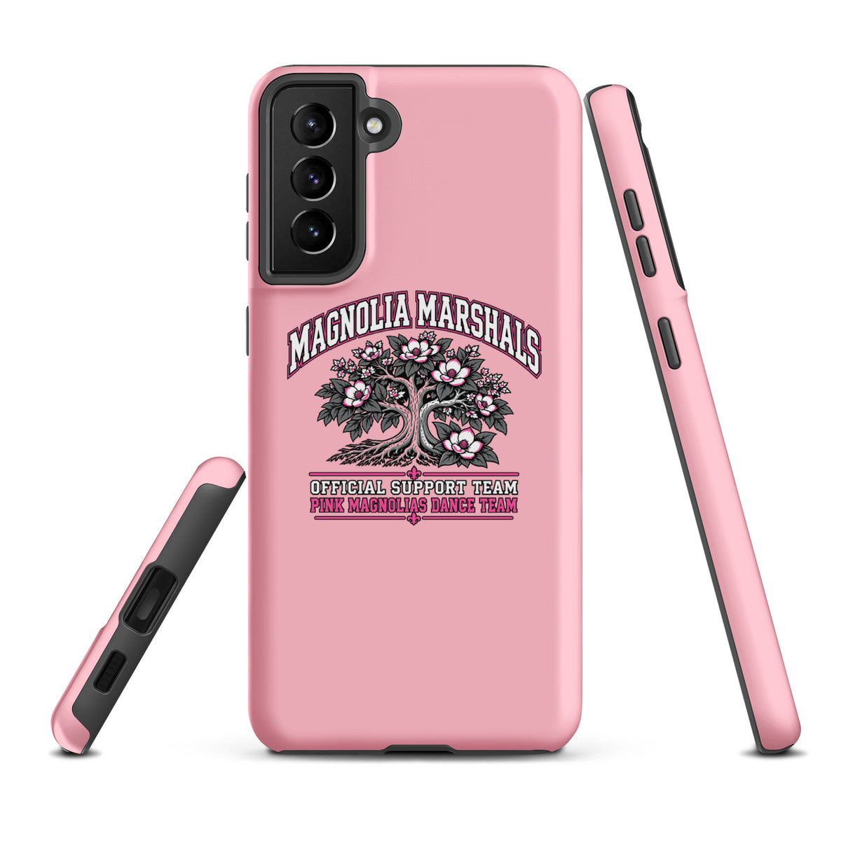 Tough Case for Samsung® | Pink Magnolias Dance | Crest Logo