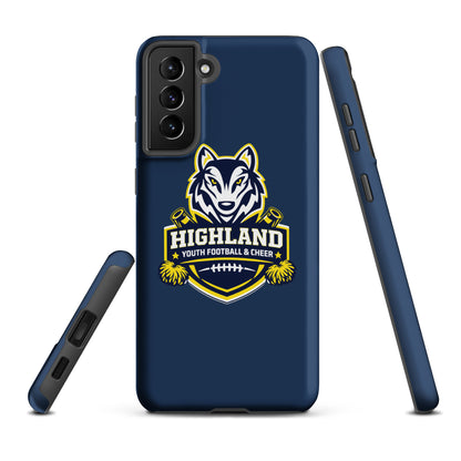 Tough Case for Samsung® | Highland youth football and cheer | Emblem Logo