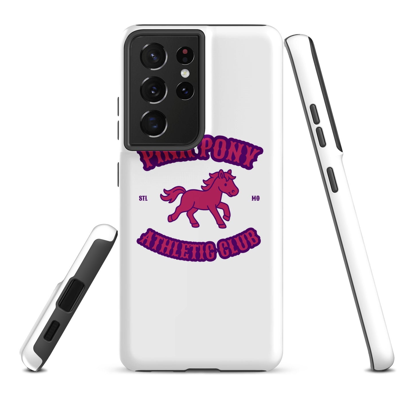 Tough Case for Samsung® | Pink Pony Athletic Club | Crest Logo