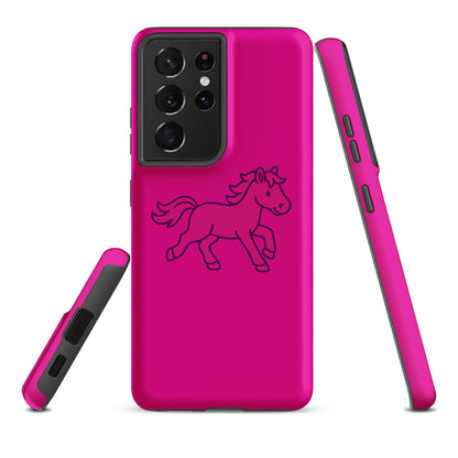 Tough Case for Samsung® | Pink Pony Athletic Club | Mascot Logo