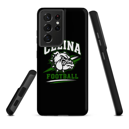 Tough Case for Samsung® | Celina Black Football | Emblem Logo