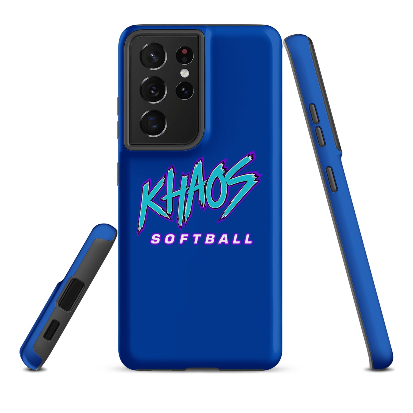 Tough Case for Samsung® | Khaos Softball | Atlhetics Logo