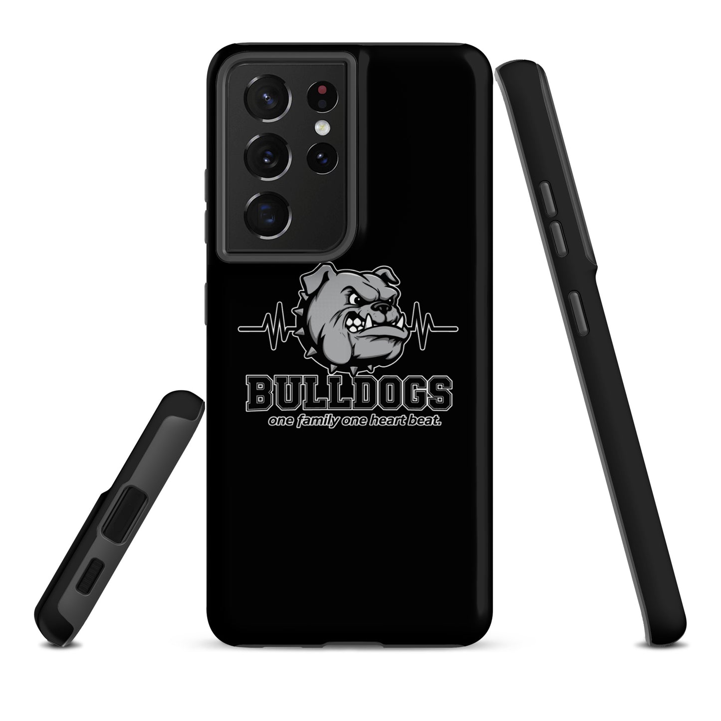 Tough Case for Samsung® | Celina Recreational Football Black | Bulldogs Crest Logo