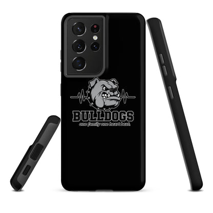 Tough Case for Samsung® | Celina Recreational Football Black | Bulldogs Crest Logo