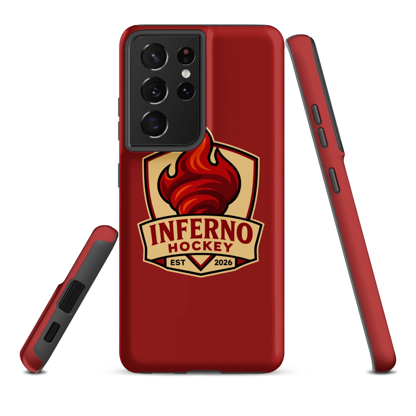 Tough Case for Samsung® | Inferno Hockey | Crest Logo