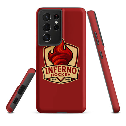 Tough Case for Samsung® | Inferno Hockey | Crest Logo