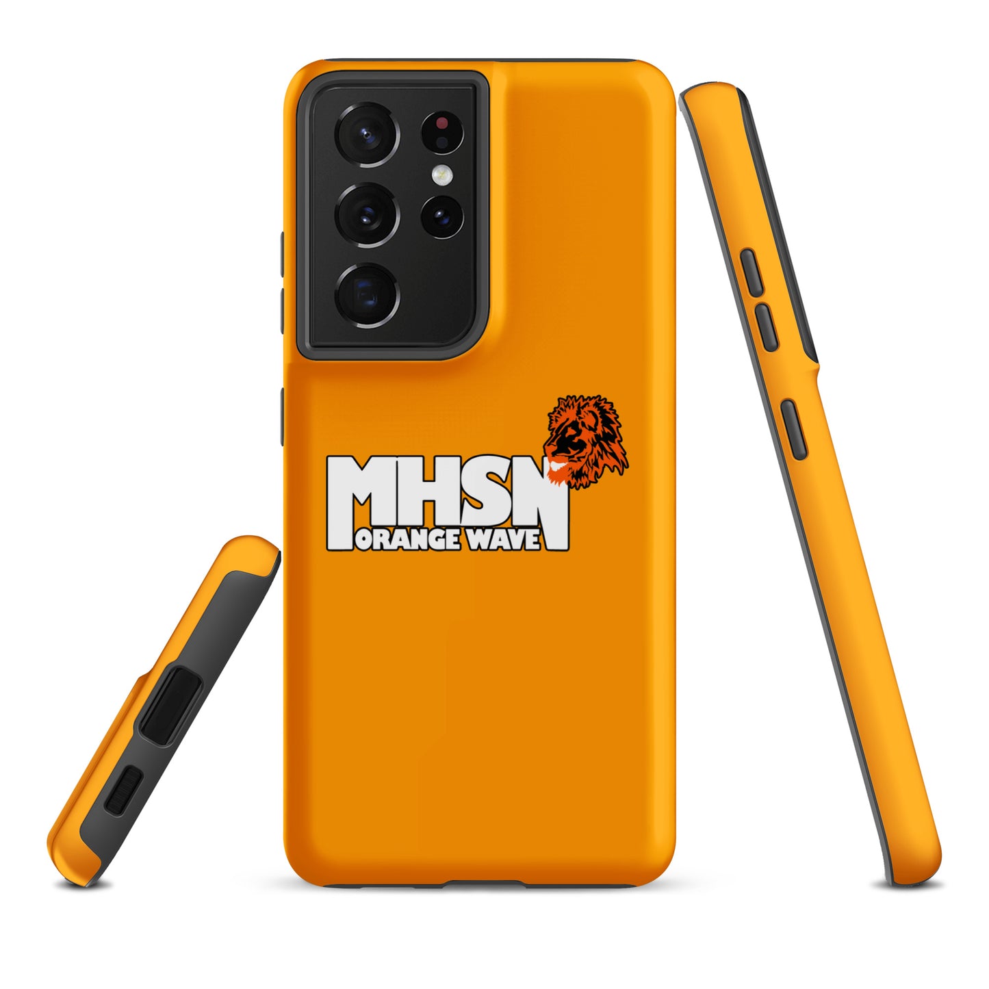 Tough Case for Samsung® | Orange Wave Marching Band | Crest Logo
