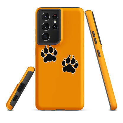 Tough Case for Samsung® | Orange Wave Marching Band | Paw Mark Logo