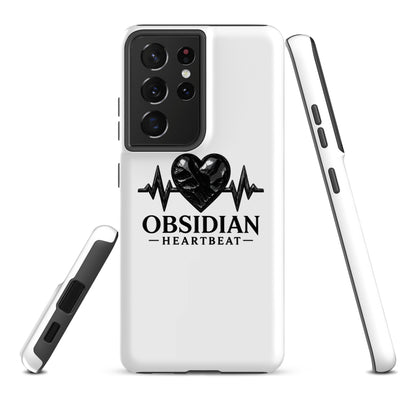 Tough Case for Samsung® | Obsidian Heartbeat | Pulse Athletics Logo