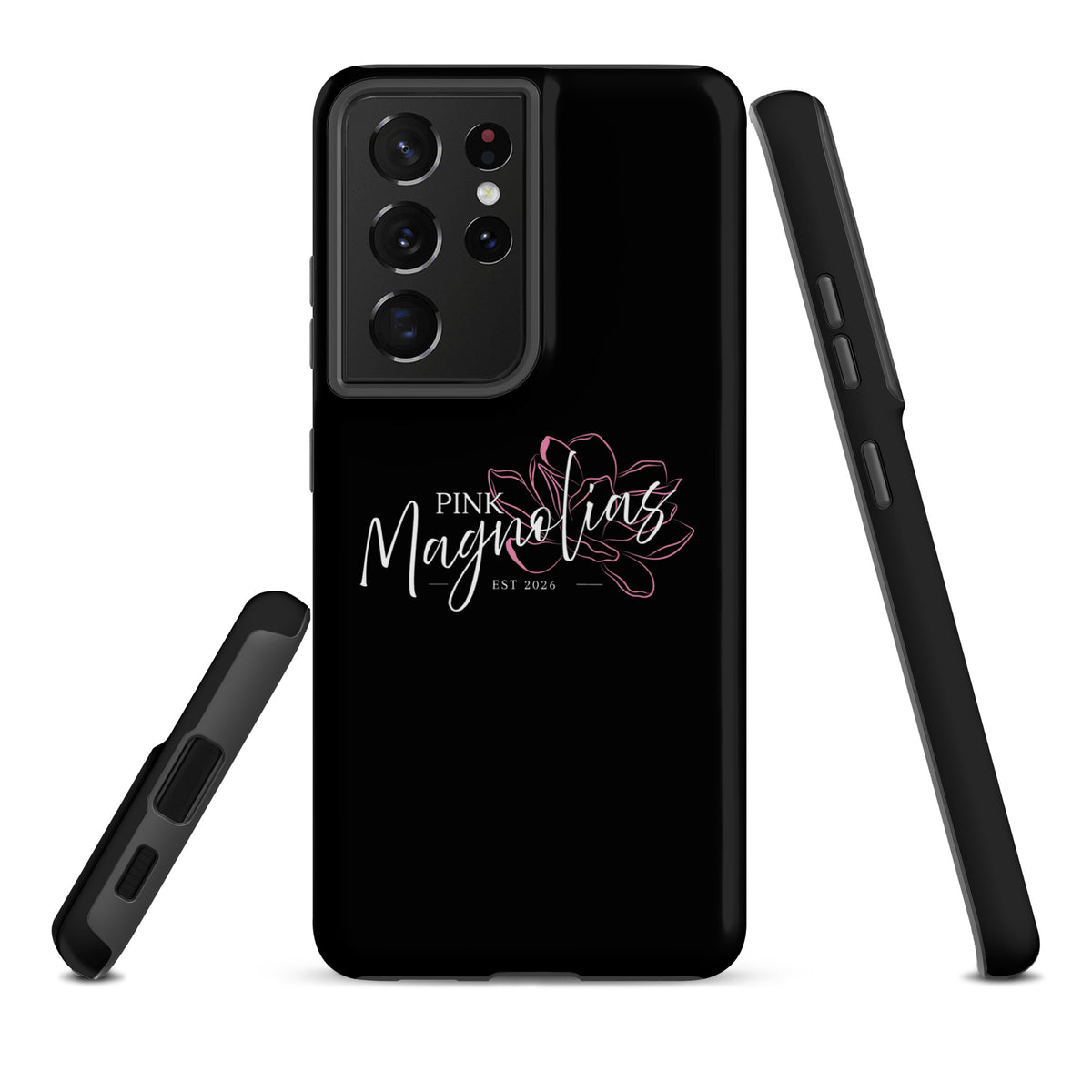 Tough Case for Samsung® | Pink Magnolias Dance | Modern Script Logo