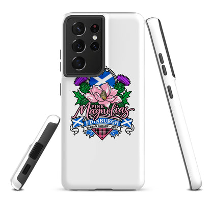 Tough Case for Samsung® | Pink Magnolias Dance | Valor Logo