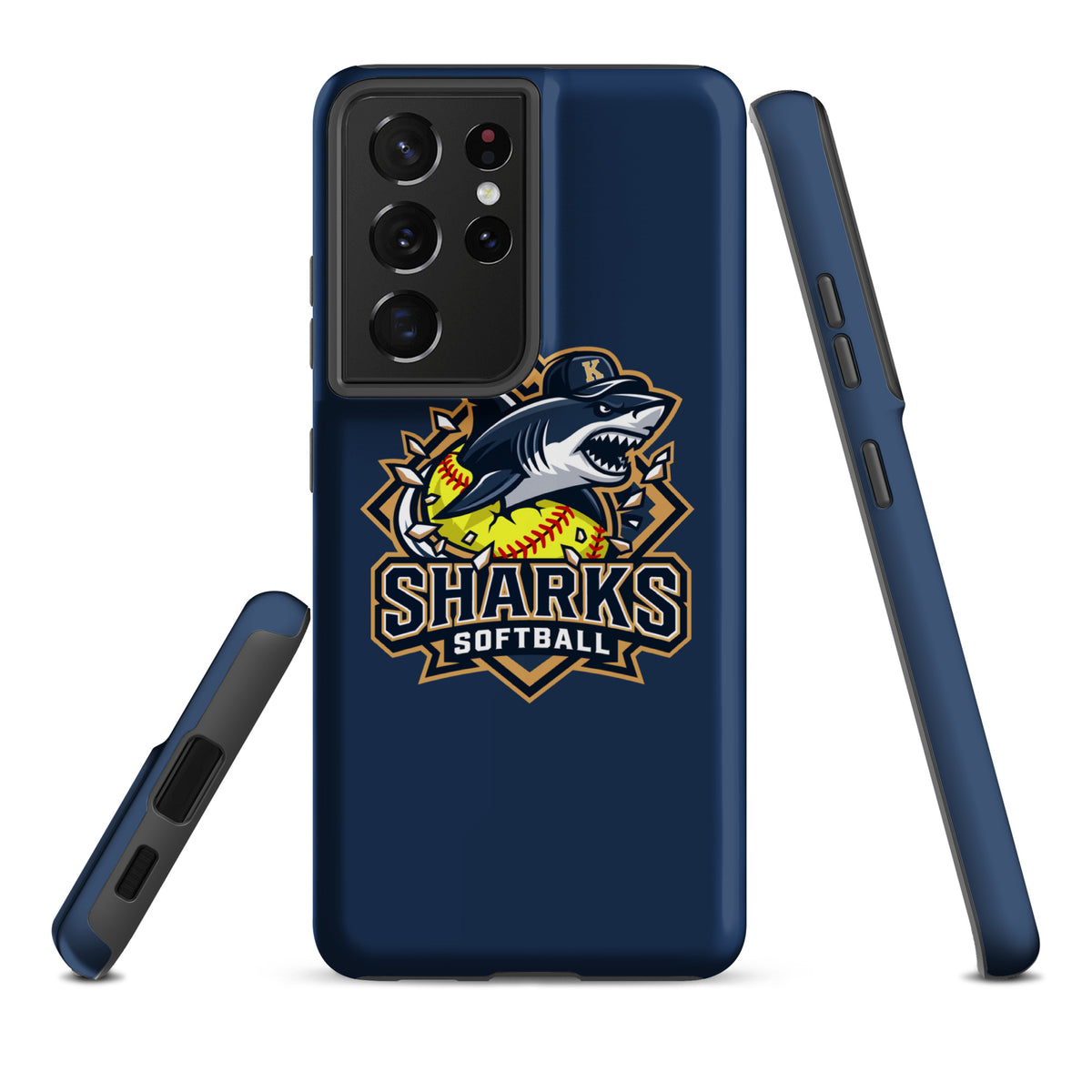 Tough Case for Samsung® | Sharks Diamond Sports | Crest Logo