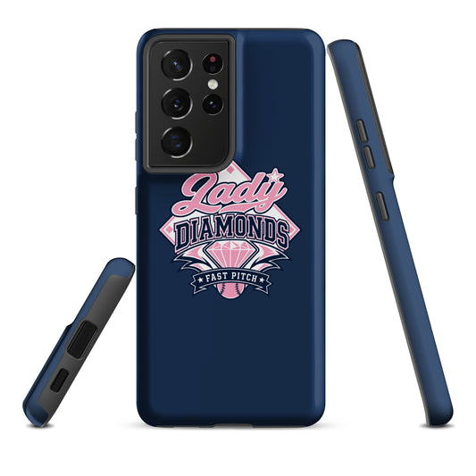 Tough Case for Samsung® | Lady Diamonds | Emblem Logo