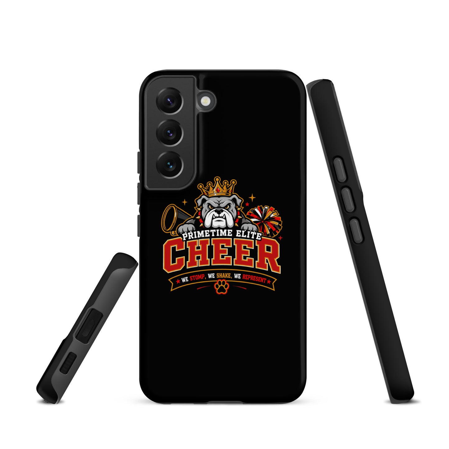 Tough Case for Samsung® | PTE Bulldog Cheer | Crest Logo