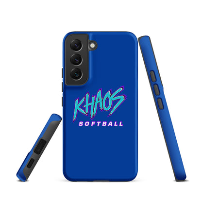 Tough Case for Samsung® | Khaos Softball | Atlhetics Logo