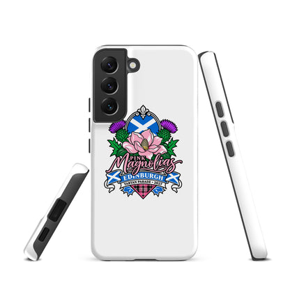 Tough Case for Samsung® | Pink Magnolias Dance | Valor Logo