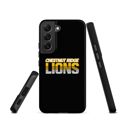 Tough Case for Samsung® | Chestnut Ridge Lions Football | Script Logo