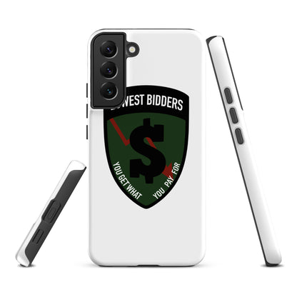 Tough Case for Samsung® | The Lowest Bidders | Shield Logo