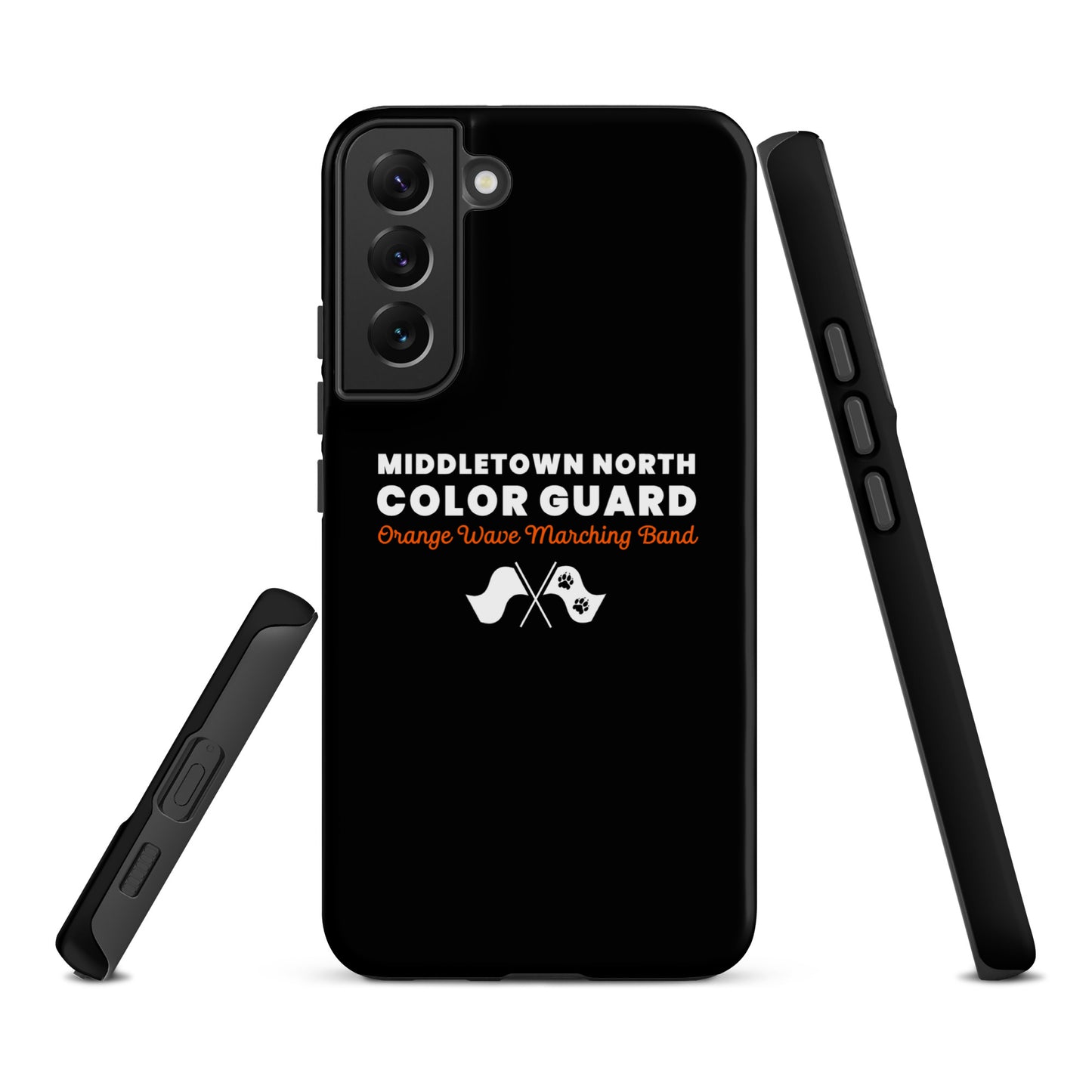 Tough Case for Samsung® | Orange Wave Marching Band | Modern Script Logo