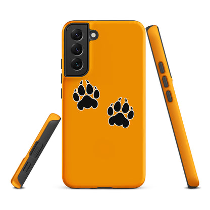 Tough Case for Samsung® | Orange Wave Marching Band | Paw Mark Logo