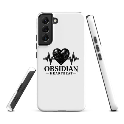 Tough Case for Samsung® | Obsidian Heartbeat | Pulse Athletics Logo