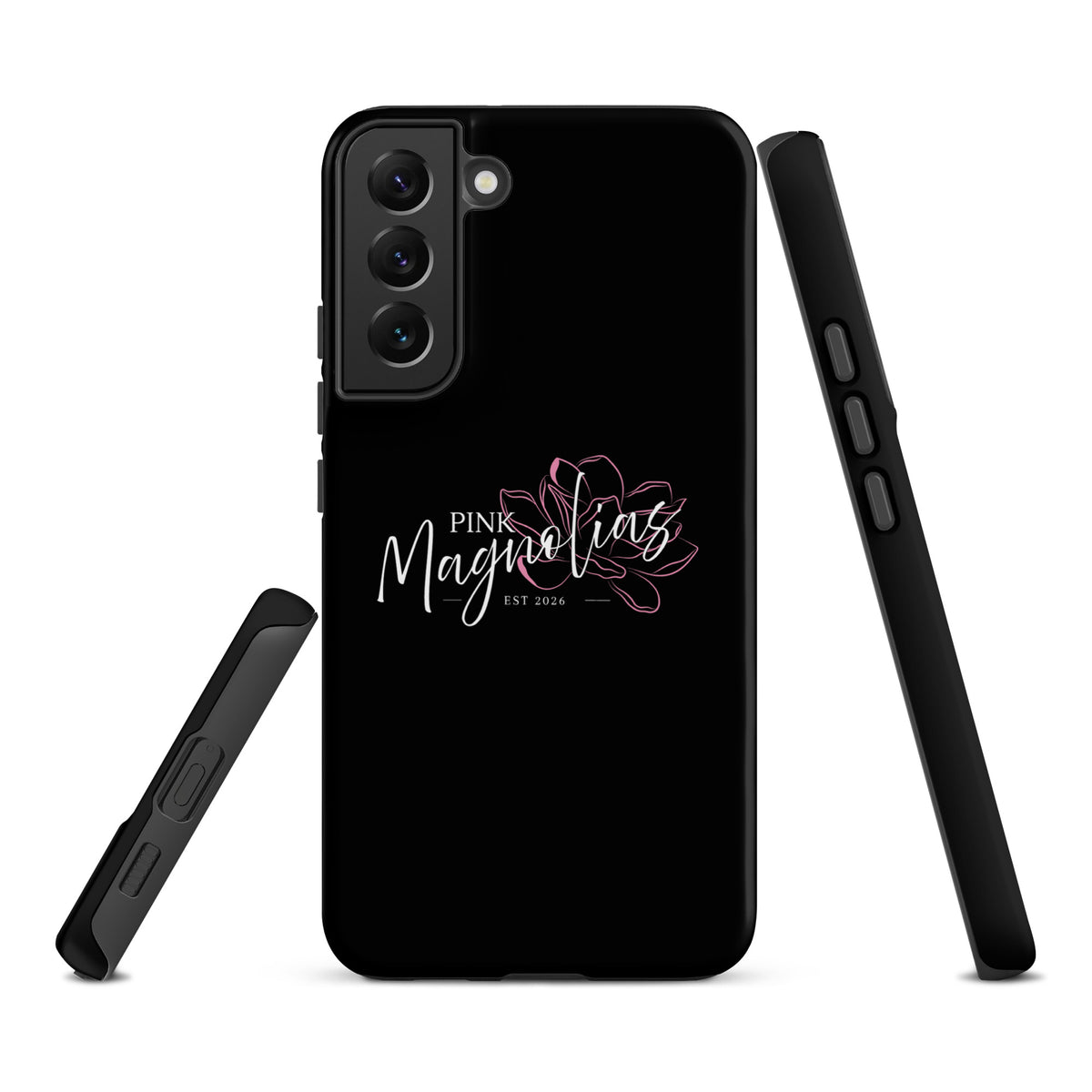 Tough Case for Samsung® | Pink Magnolias Dance | Modern Script Logo
