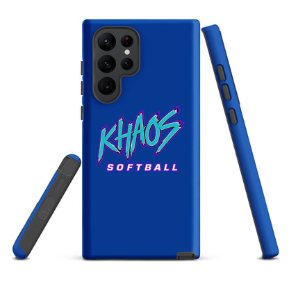 Tough Case for Samsung® | Khaos Softball | Atlhetics Logo