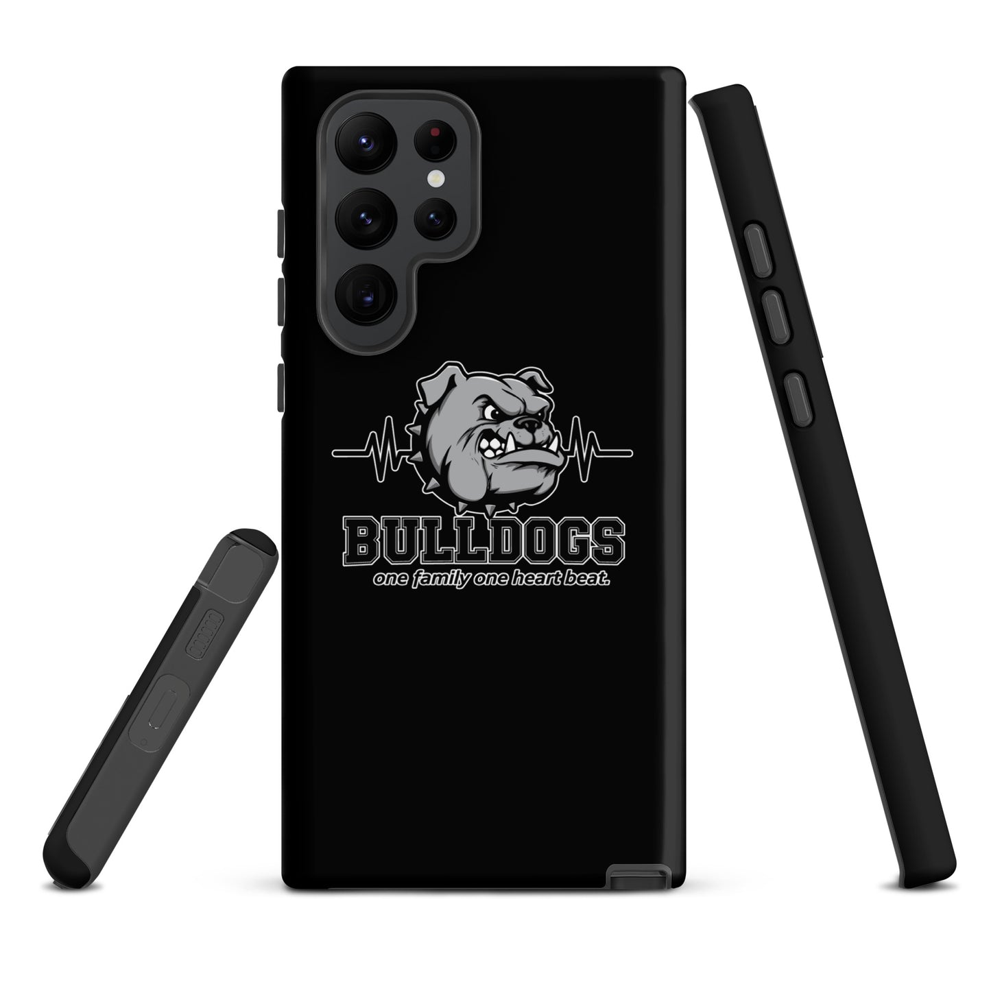 Tough Case for Samsung® | Celina Recreational Football Black | Bulldogs Crest Logo
