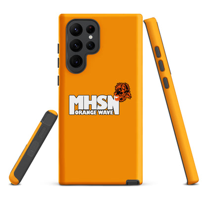 Tough Case for Samsung® | Orange Wave Marching Band | Crest Logo