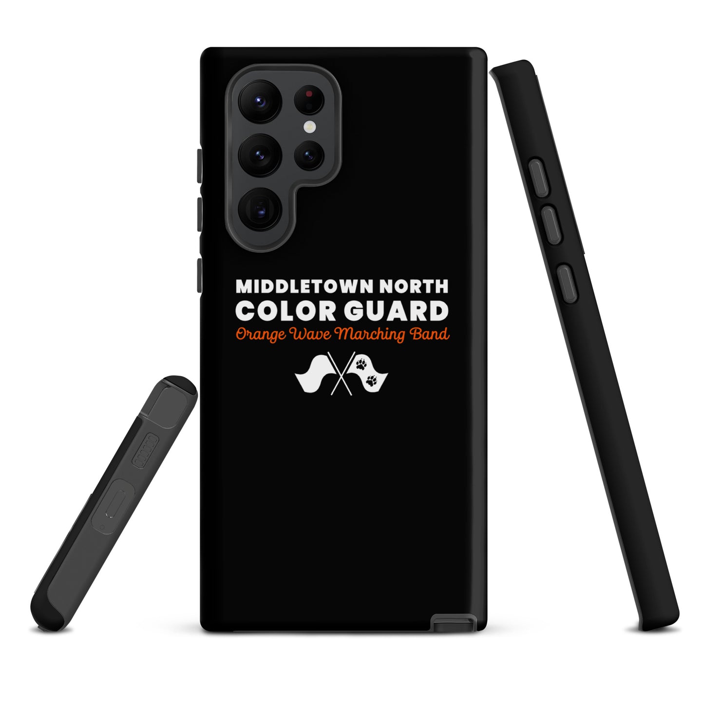 Tough Case for Samsung® | Orange Wave Marching Band | Modern Script Logo