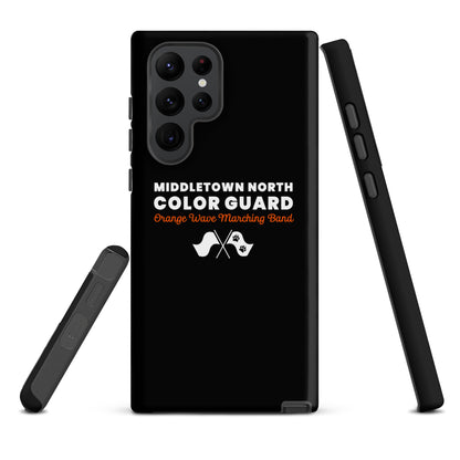 Tough Case for Samsung® | Orange Wave Marching Band | Modern Script Logo