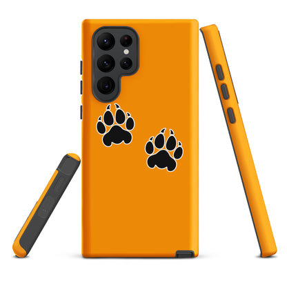 Tough Case for Samsung® | Orange Wave Marching Band | Paw Mark Logo