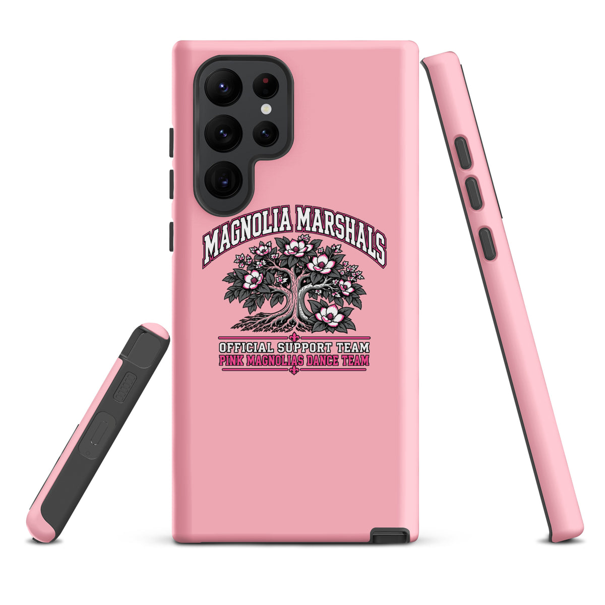 Tough Case for Samsung® | Pink Magnolias Dance | Crest Logo