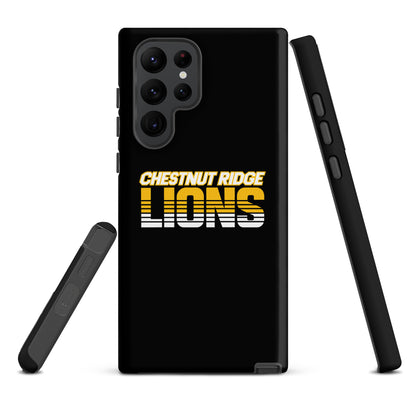 Tough Case for Samsung® | Chestnut Ridge Lions Football | Script Logo